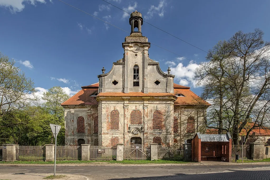 Goszcz, kościół ewangelicki, ok. 1750