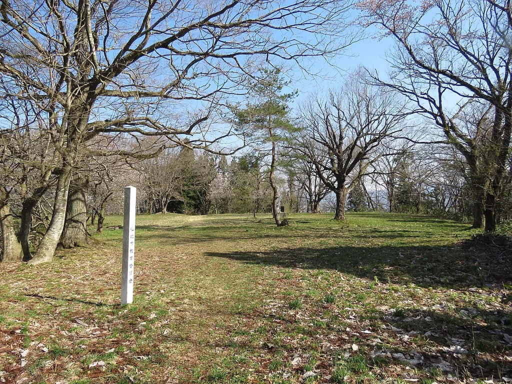 The Kakunodate Castle remains at Mount Furushiro, Japan.