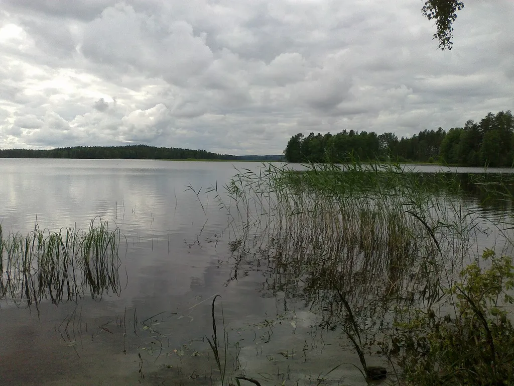 Väänälänranta is located close to the Lake Onkivesi (front).