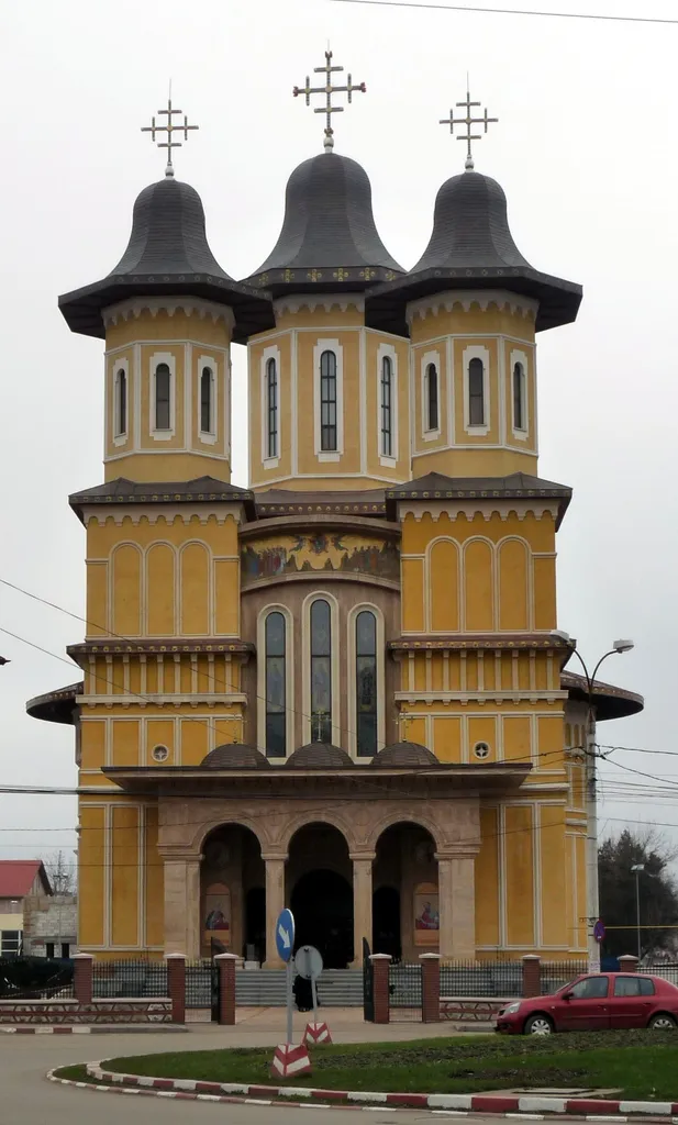 The episcopal cathedral of the Ascention, Buzău, Romania.