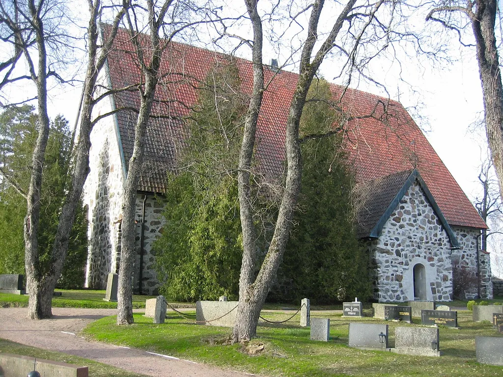 Church of Lemu in Masku, Finland