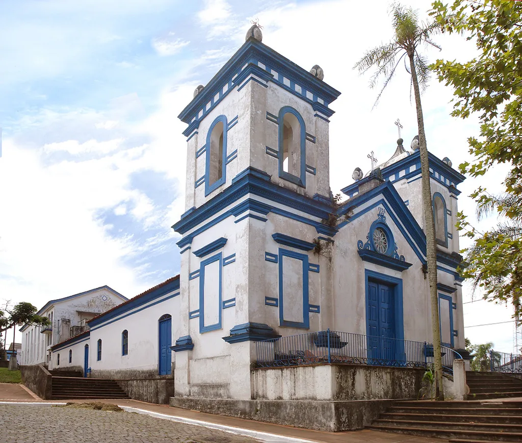 Igreja Bom Jesus (1754) em Triunfo, Rio Grande do Sul, Brasil.