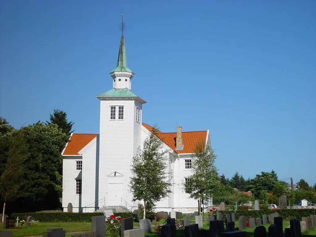 Spangereid church, Lindesnes, Norway.