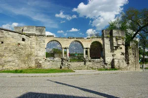 Armenian church gateway and walls, Kamianets-Podilskyi