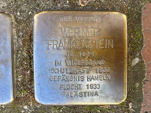 Stolperstein dedicated to Werner Frankenstein
