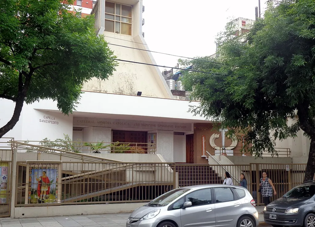 Parroquia armenia católica Nuestra Señora de Narek, en calle Charcas 3529, Palermo, Buenos Aires, Argentina.