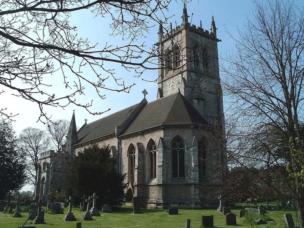 The church of St Helens at Escrick, England.