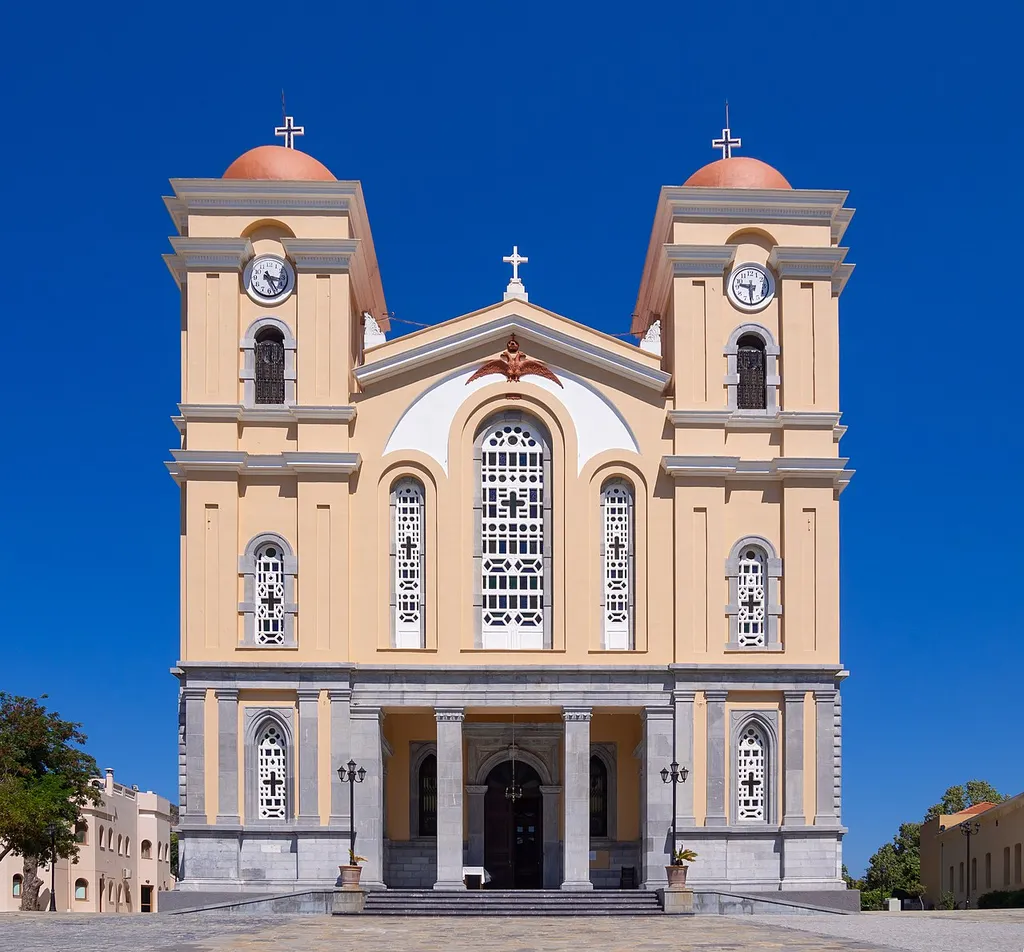 The church of Megali Panagia, Neapoli, the metropolitan cathedral of Petra and Herronisos metropolis.