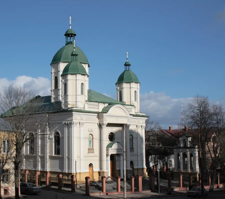 Ukrainian Orthodox Church of Saint Andrew in Lviv, Ukraine. Located at №66 Shevchenka Street, Lviv.