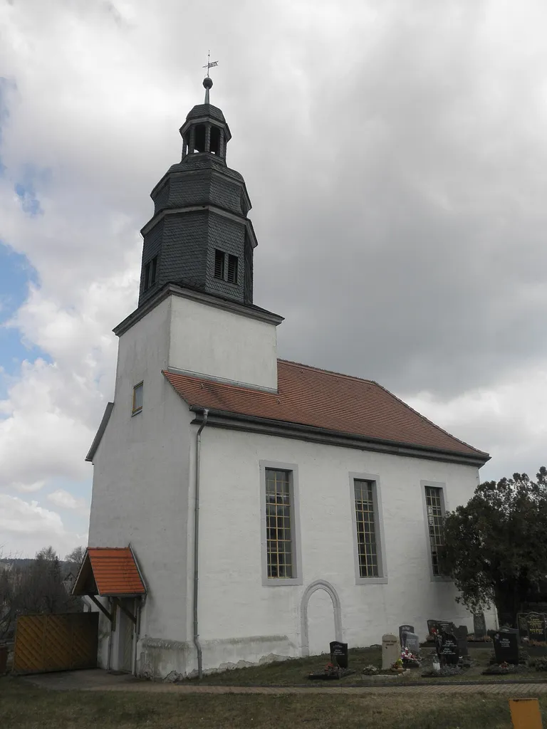 Church in Großpürschütz in Thuringia