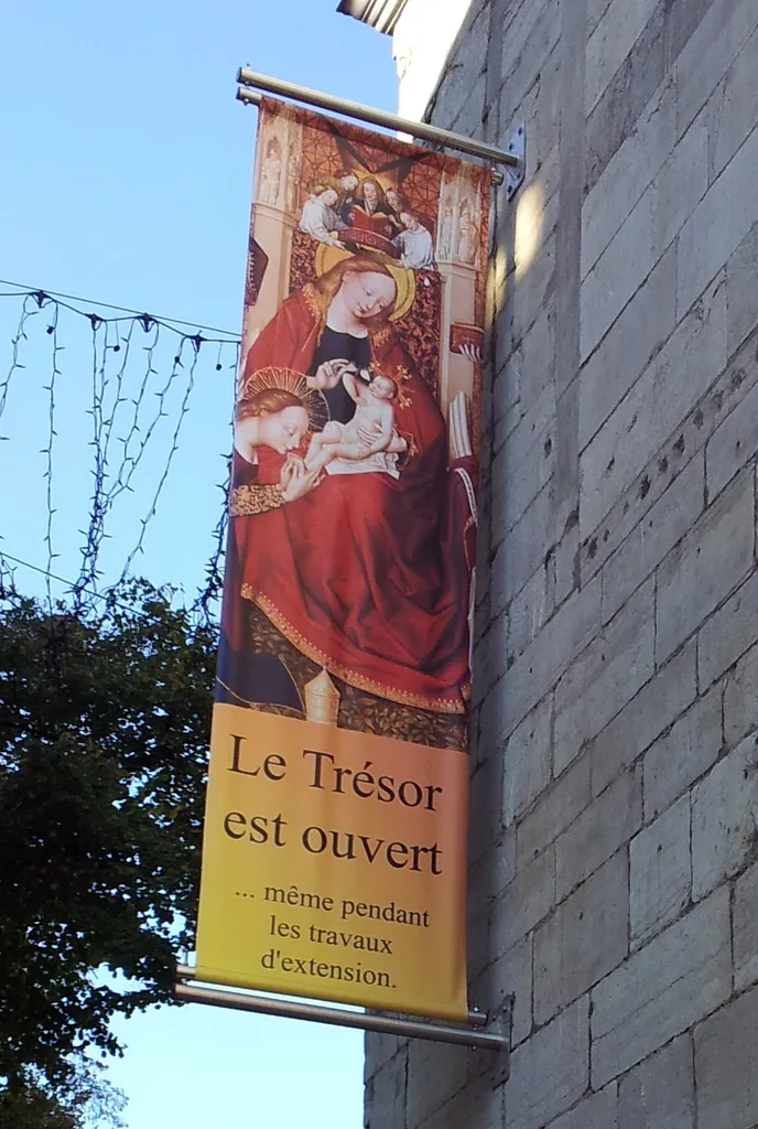 Exterior of Liège Cathedral Treasury, adjacent of Saint Paul's Cathedral, Liège, Belgium.