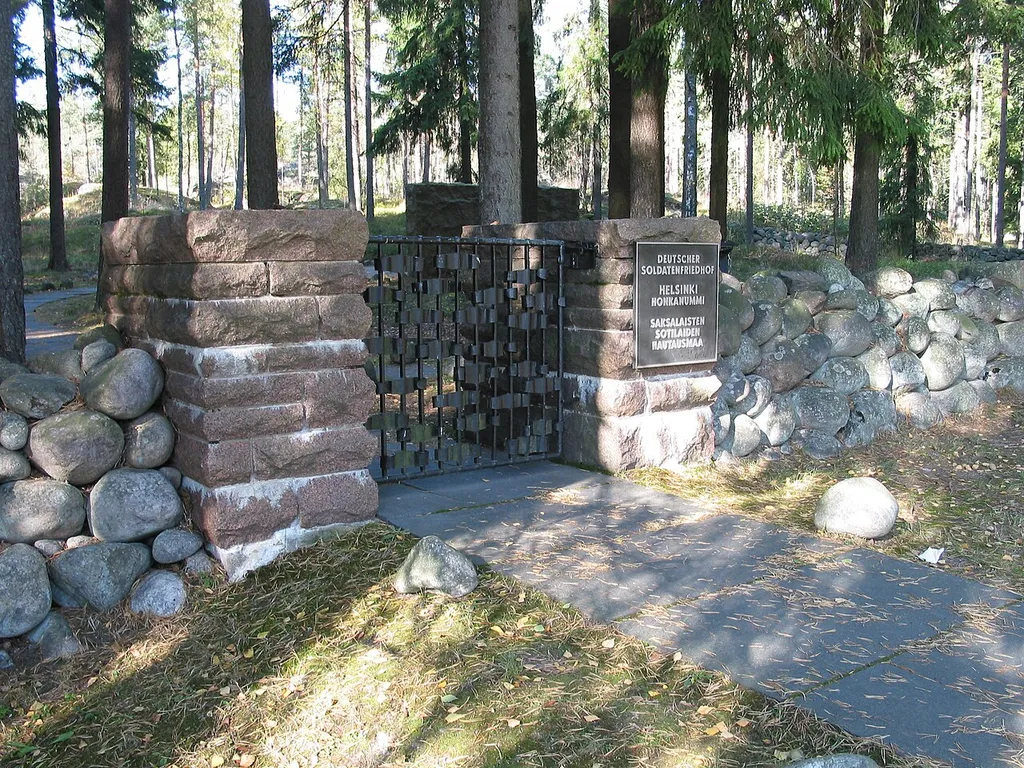 Deutscher Soldatenfriedhof, Honkanummi, Itä-Hakkila, Vantaa, Finnland