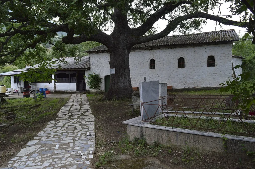 View of the St. Nicholas Church in the village Stepanci