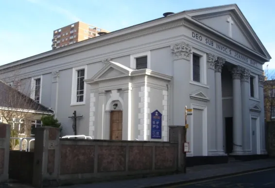 St John the Baptist Roman Catholic church, Kemptown, Brighton, England.