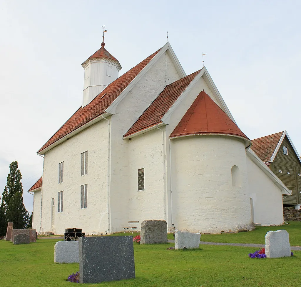 Balke kirke på Skreia, en middelalderkirke fra 1200-tallet.