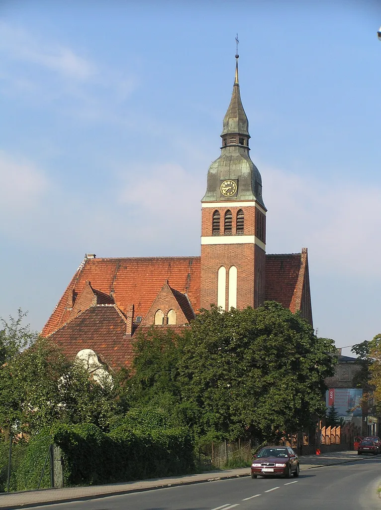 Our Lady of Victory church in Toruń (former Saint George), view from east