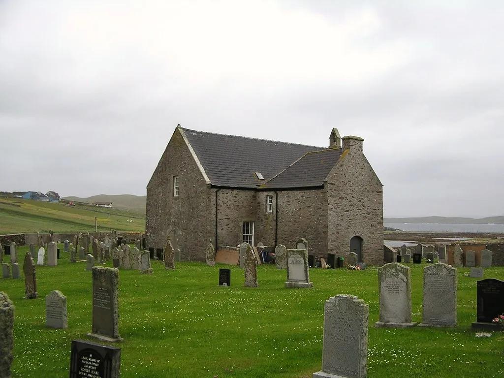 Whalsay Kirk and kirkyard