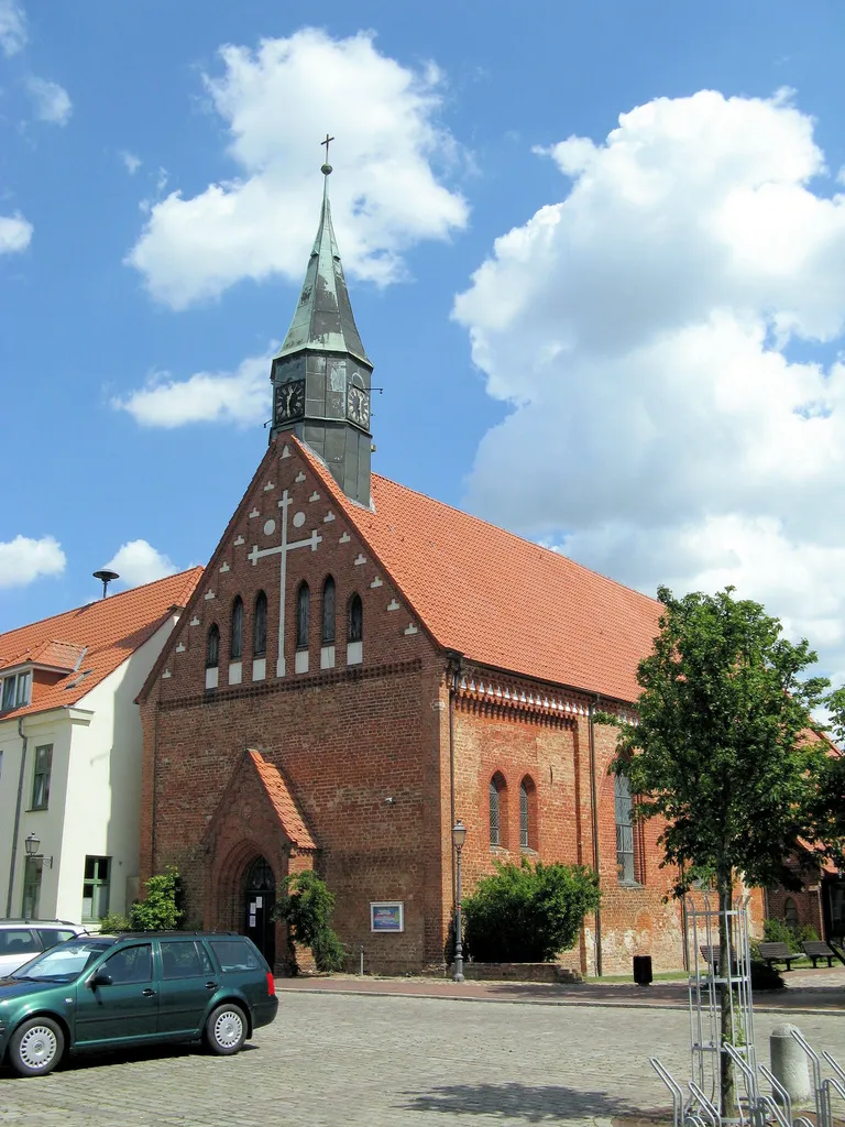 Church in Krakow am See, disctrict Güstrow, Mecklenburg-Vorpommern, Germany