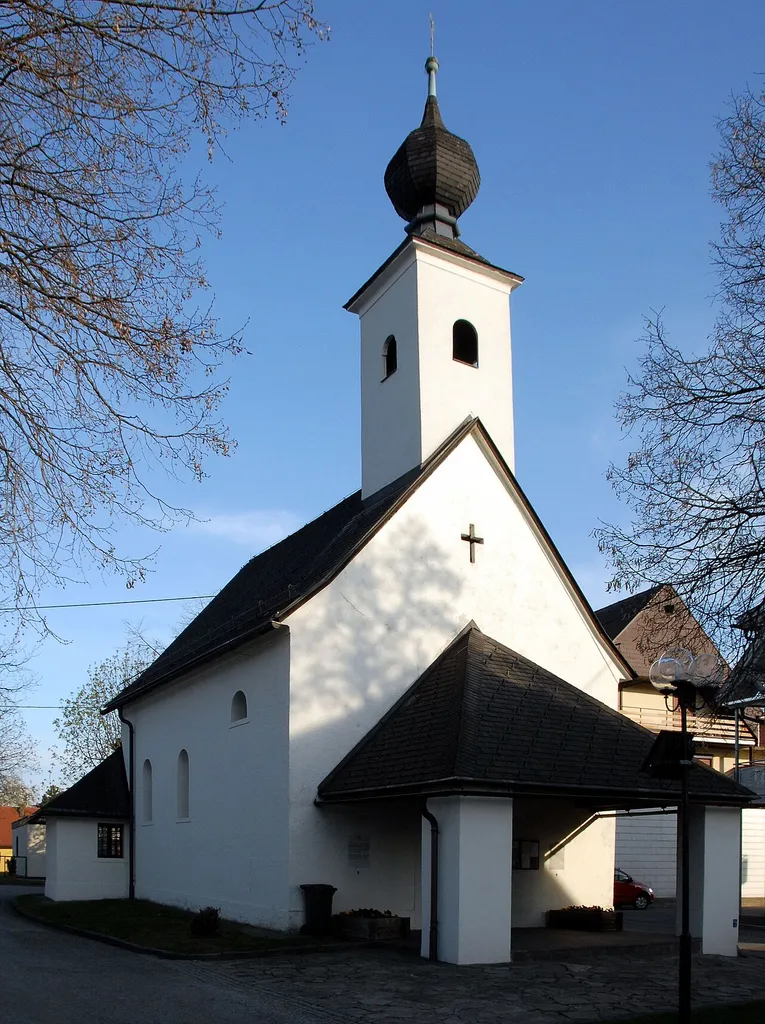 Subsidiary church Saint Mary Magdalene in Sankt Magdalen, quarter Seebach, statuatary city Villach, Carinthia, Austria, EU