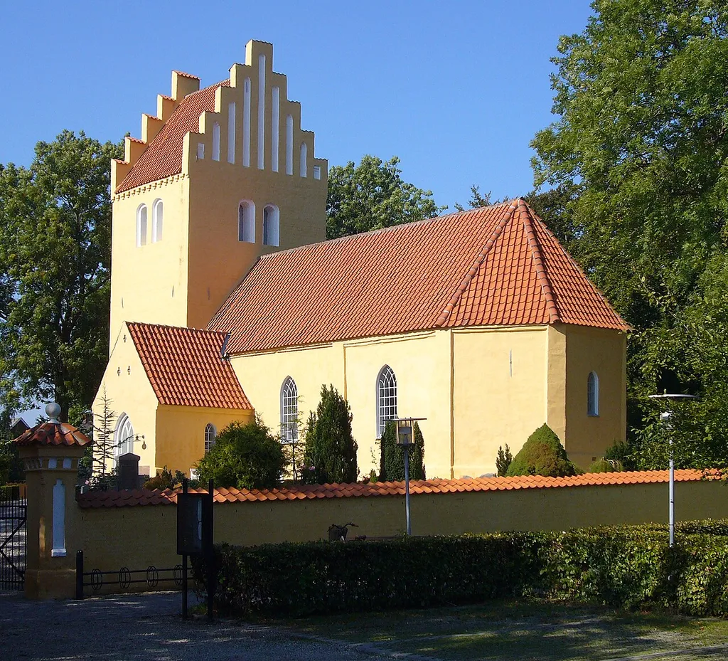 Solrød Kirke in Roskilde County, Denmark Exterior