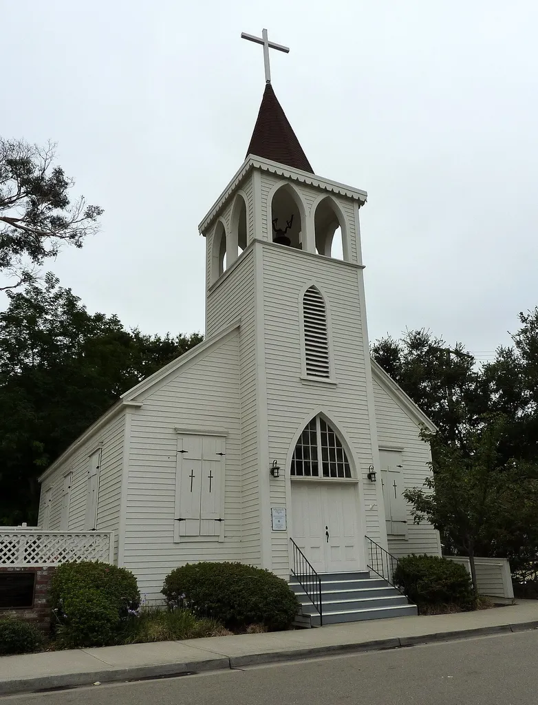 Old St. Raymond's Church, Dublin, California, USA.