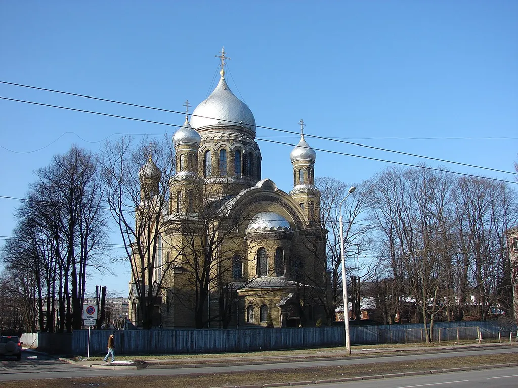 Rīgas Sv. Trijādības pareizticīgo katedrāle (1907); Kr. Barona iela 126; Rīga, Latvia