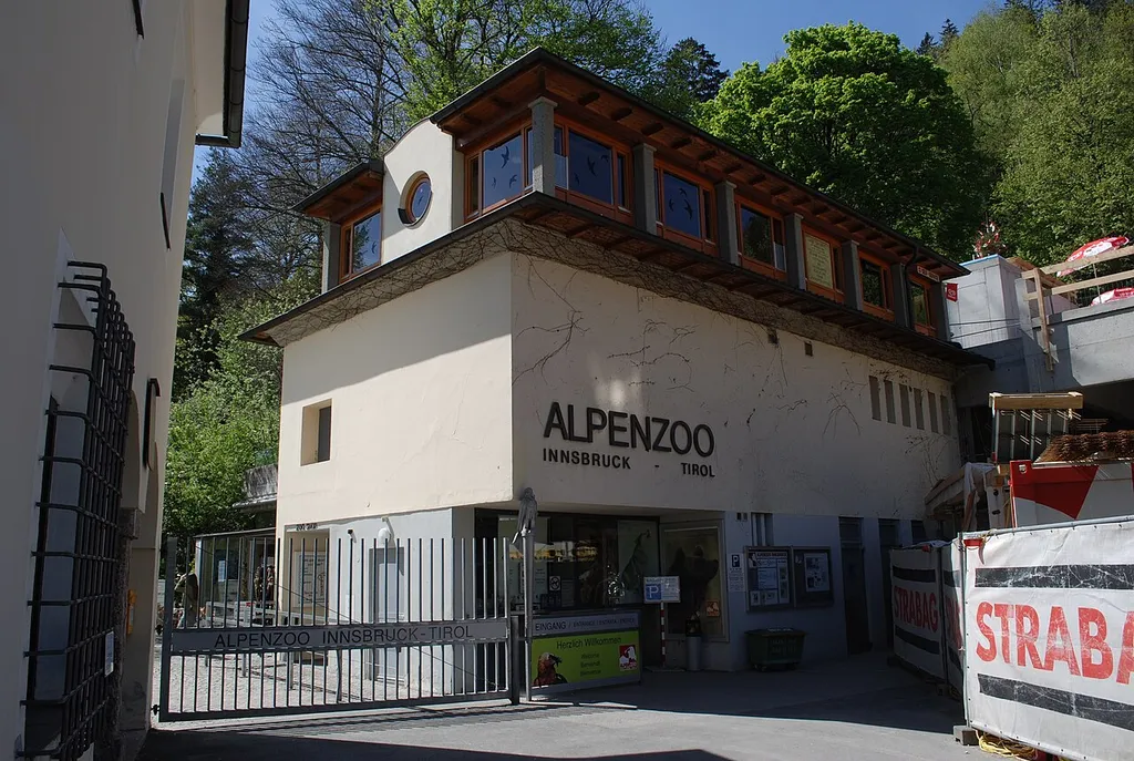 Alpenzoo Innsbruck, main entrance