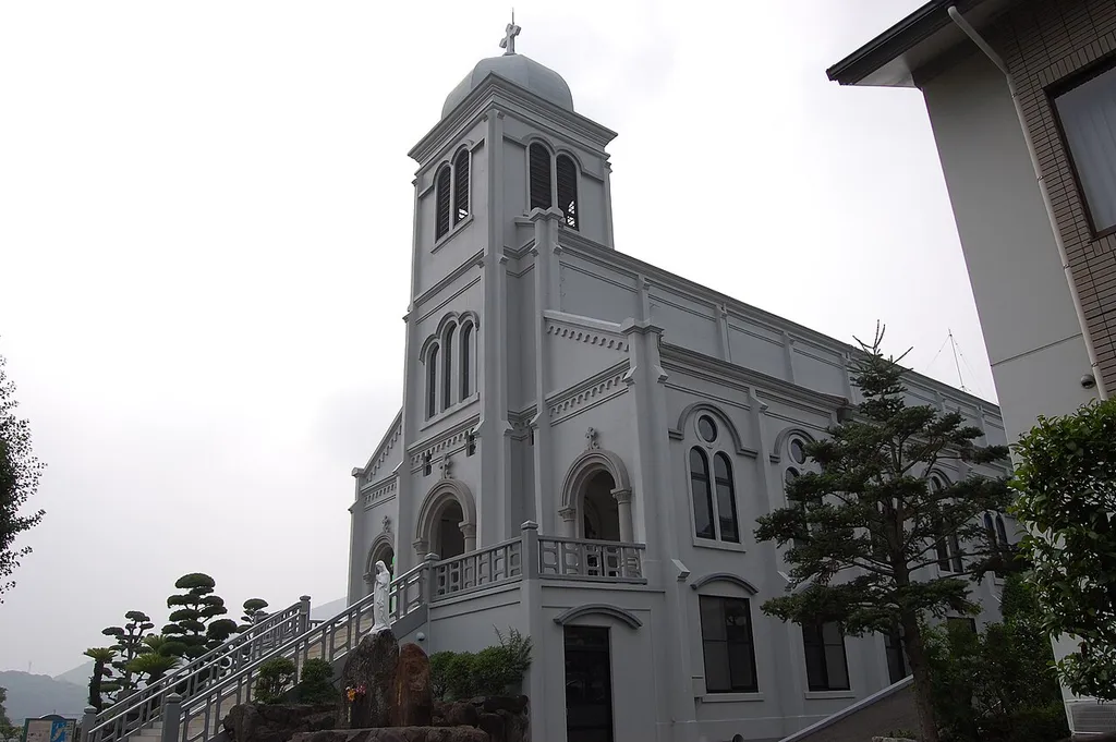 Himosashi Church in Hirado, Nagasaki