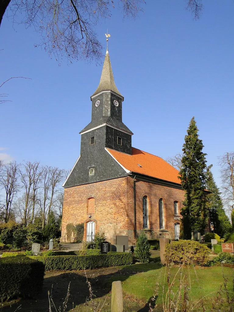 Church in Brunstorf, disctrict Herzogtum Lauenburg, Schleswig-Holstein, Germany