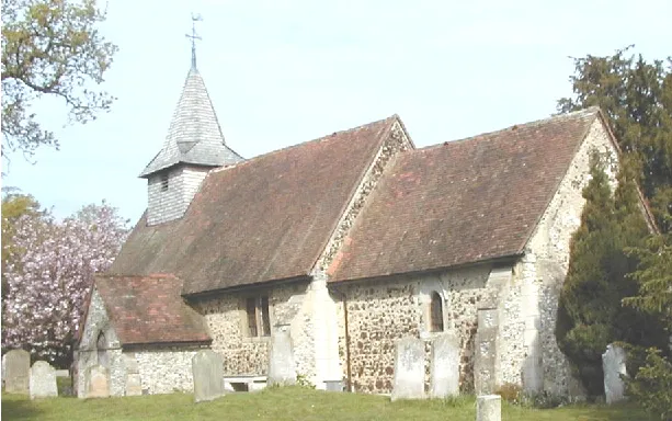 View of St. Nicholas Church, Pyrford