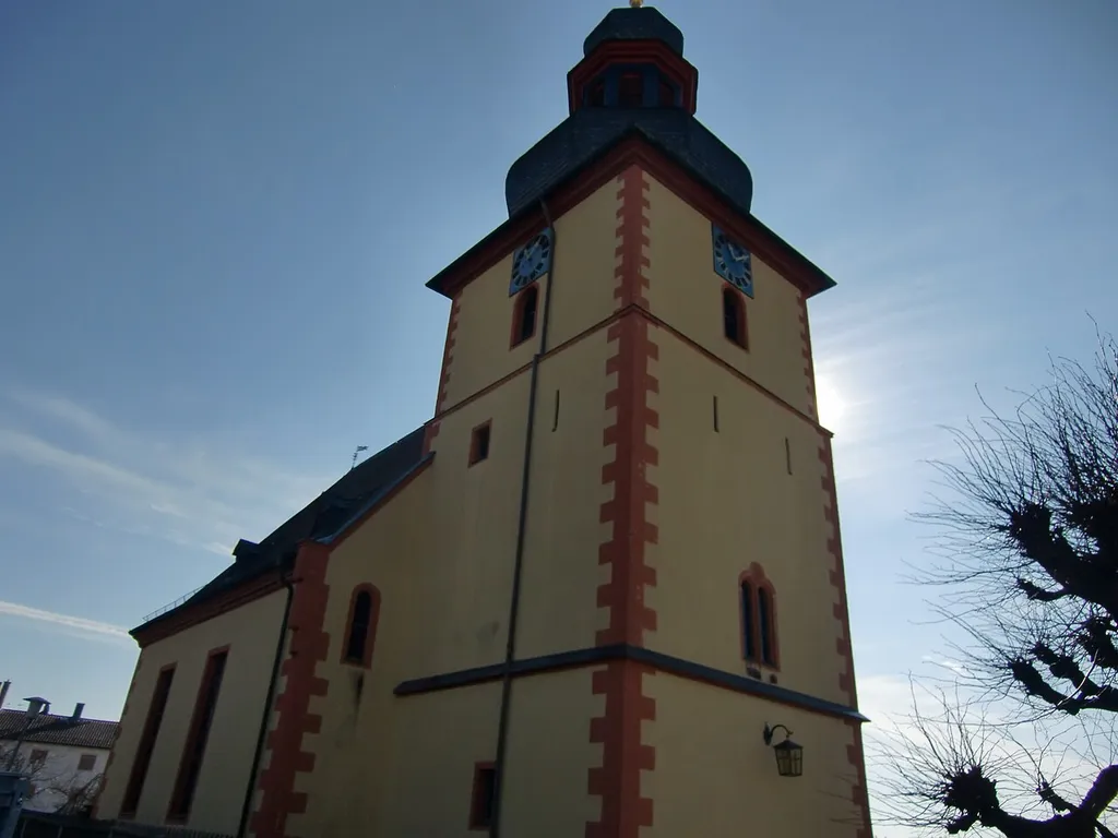 This is a photo of the Lutheran church in Vielbrunn, Hesse, Germany.