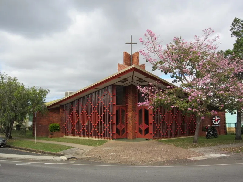 Front of church from the street, Mareeba Uniting Church, 2012