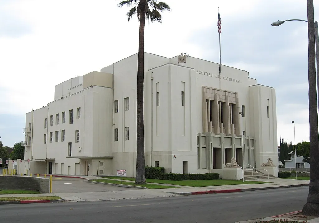 Scottish Rite Cathedral, in Pasadena, California. National Register of Historic Places in Los Angeles County, California]