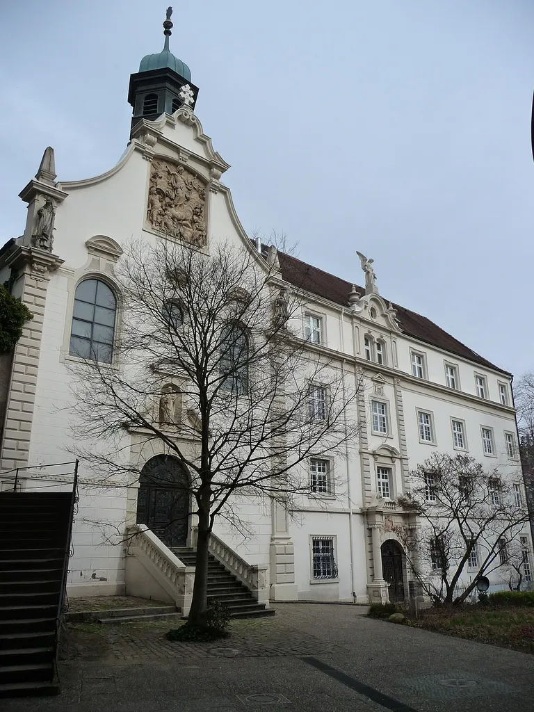 Klosterkirche und Klosterschule vom Heiligen Grab in Baden-Baden (Baden-Württemberg, Deutschland)