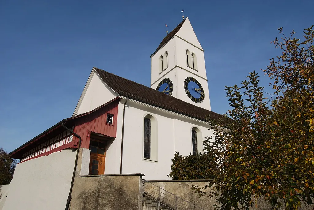 Church of Dinhard, canton of Zürich, Switzerland