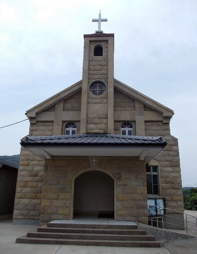 Yamada Catholic Church, Hirado City, Nagasaki, Japan. Taken on 04 June 2011.