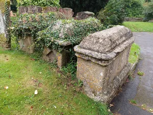 Row Of 3 Bale Tombs About 12 Yards South East Of South Porch Of St Marys Church