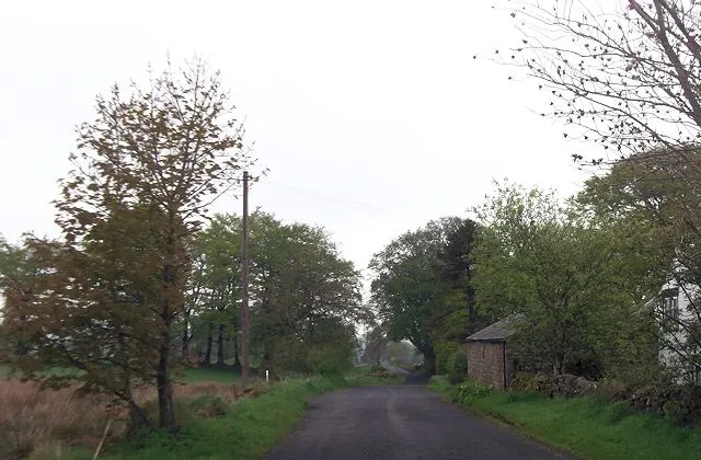 Lane east passing Bankshead