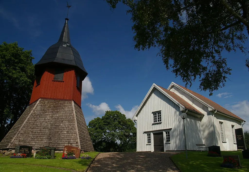 Solberga kyrka (Swedish:Church of Solberga) in Västergötland, Sweden.