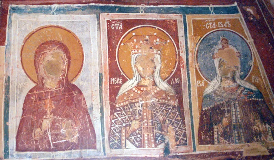 Frescos in St. Athanasius Church, Macedonia
