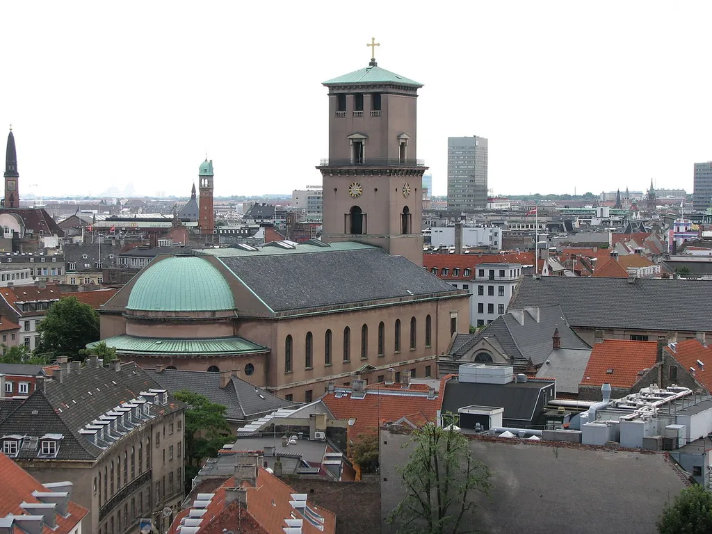 View from Rundetårn, Church of Our Lady (Copenhagen).