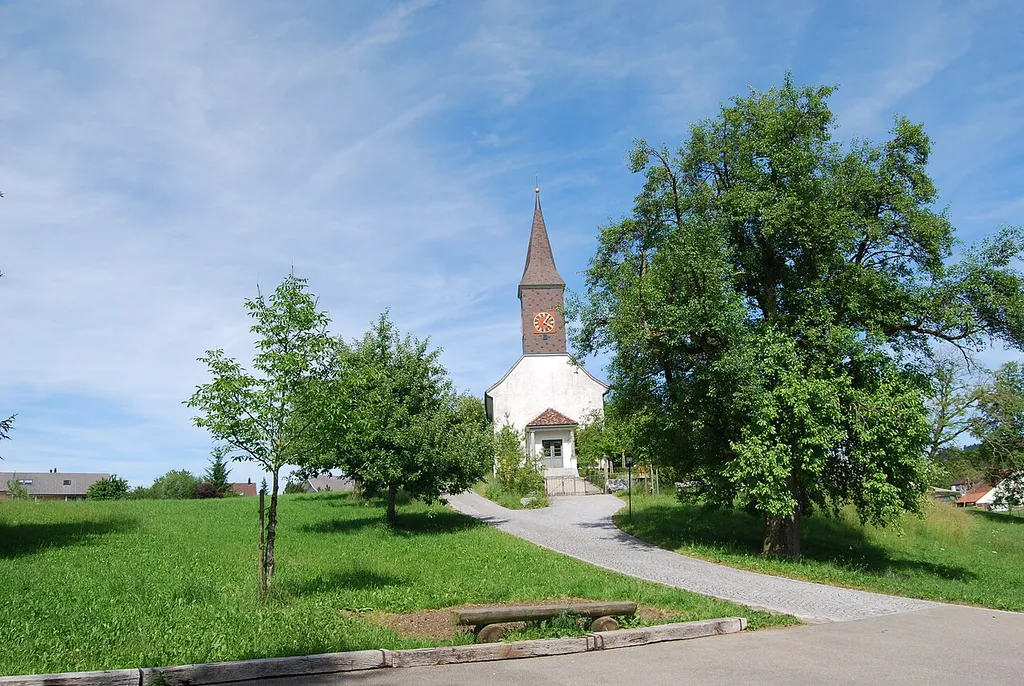 Protestant church of Braunau, canton of Thurgovia, Switzerland