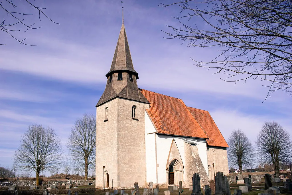 Igrexa de Vänge, na illa sueca de Gotland.