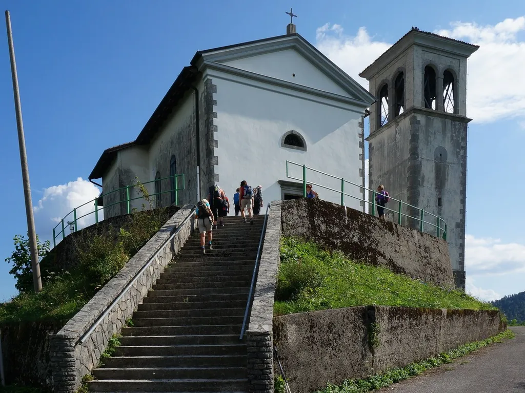 Church of San Volfango, Cras, municipality Drenchia, Friuli-Giulia Venezia, Italy, European Union