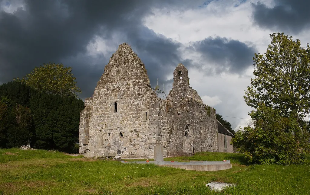 Medieval parish church dedicated to St. Ruadhan at the site of the former monastery, built and extended from the 12th to the 16th century. Attached on its east side is the 19th-century parish church of the Church of Ireland, Diocese of Limerick and Killaloe, which is still in use.