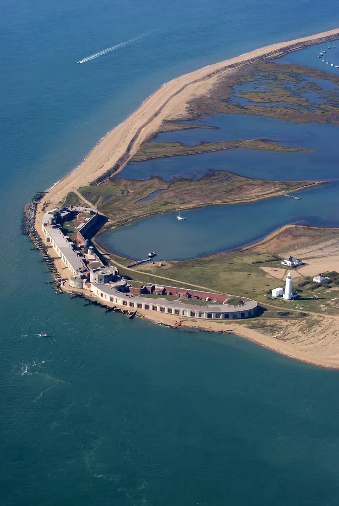 Hurst Castle, near Milford on Sea, Hampshire, England.