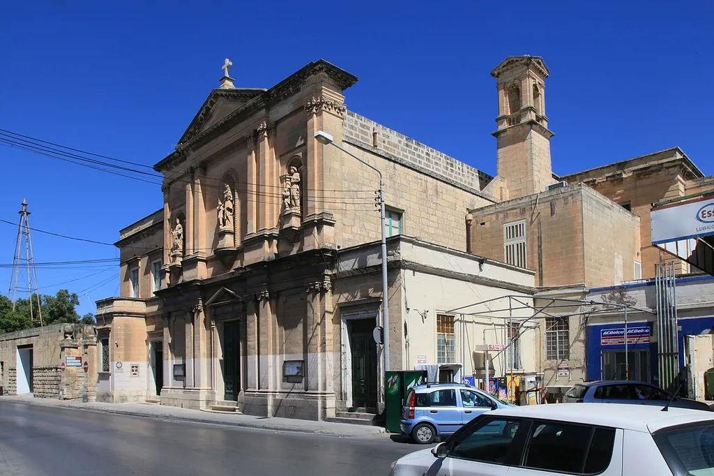 St. Joseph Church and St. Joseph Institute at Triq il-Kbira San Ġużepp in Santa Venera, Malta