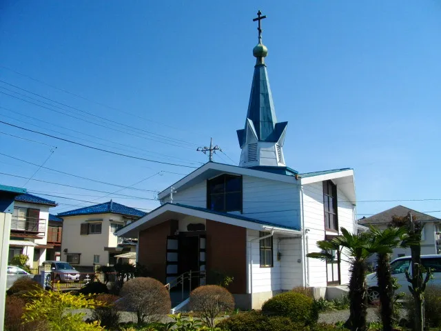 Takasaki Nativity of Our Lord Orthodox Church. The church belongs to the Autonomous Orthodox Church in Japan.