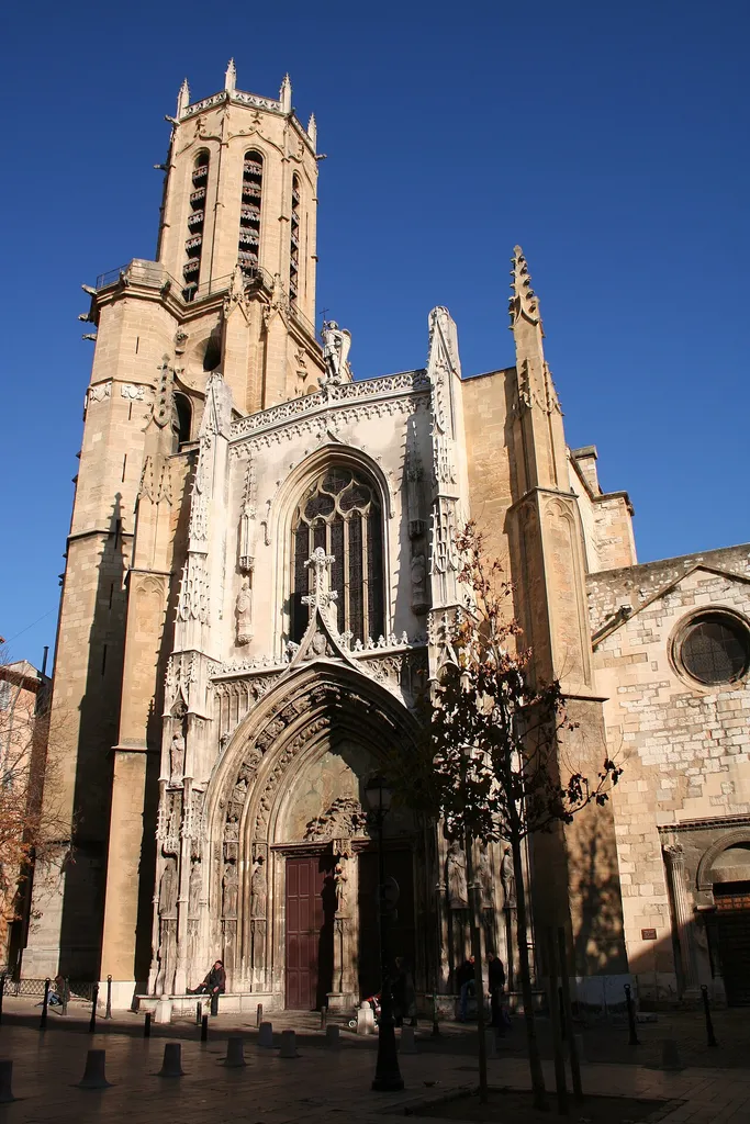 Cathédrale Saint-Sauveur, Aix-en-Provence (France).