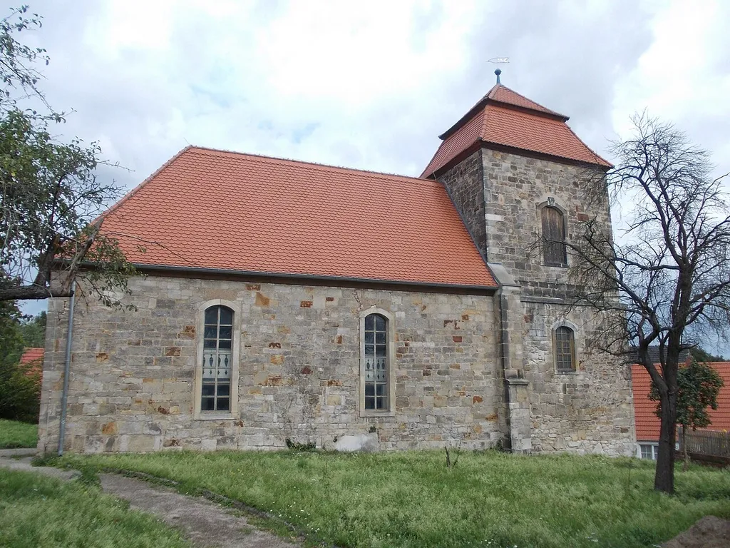 The church in Kösslitz-Wiedebach (Weissenfels, district: Burgenlandkreis, Saxony-Anhalt)